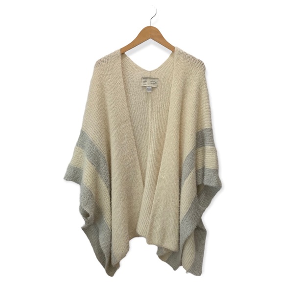 Anthropologie Saturday Sunday Cape Poncho Sweater - Picture 2 of 9